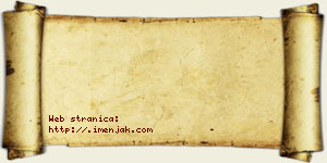 Anđelija Bajalović vizit kartica